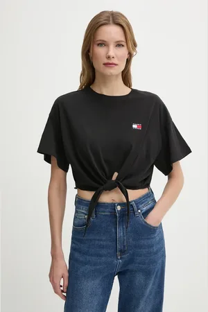 Tommy Hilfiger T-shirt bawełniany damski kolor DW0DW20321
