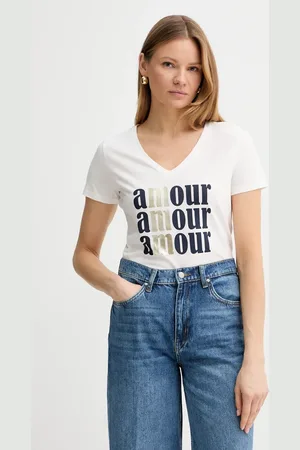 Morgan T-shirt DAMOUR damski kolor DAMOUR