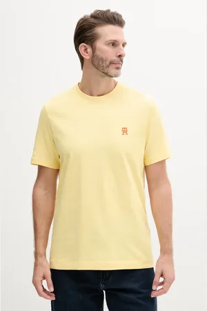 Tommy Hilfiger T-shirt bawełniany męski kolor z aplikacją MW0MW39256