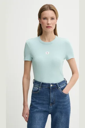 Calvin Klein T-shirt damski kolor J20J225245
