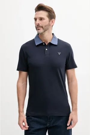 Guess Polo NOLAN męski kolor gładki M5GP66 J1314