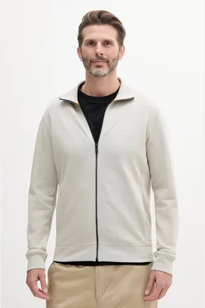 HUGO BOSS Bluza bawełniana męska kolor gładka 50511709