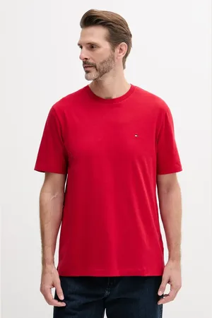 Tommy Hilfiger T-shirt bawełniany męski kolor gładki MW0MW39995