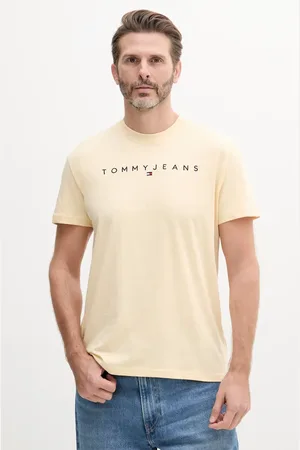 Tommy Hilfiger T-shirt bawełniany męski kolor z aplikacją DM0DM20744