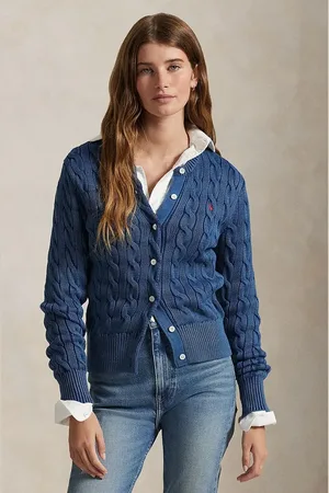 Ralph Lauren Kardigan bawełniany kolor lekki 211955325