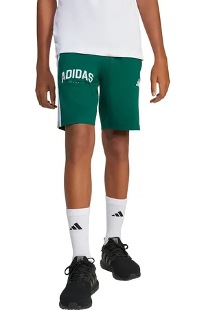 adidas Szorty bawełniane dziecięce kolor regulowana talia JM2440