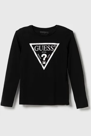 Guess Longsleeve bawełniany dziecięcy kolor
