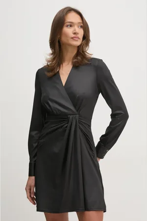 DKNY Sukienka kolor mini rozkloszowana DD4JL26A