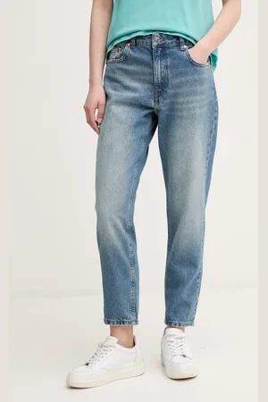 Benetton Jeansy damskie high waist