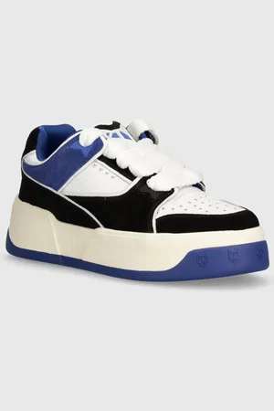 Naked Wolfe Sneakersy skórzane Kash Kash Nubuck Leather Blue