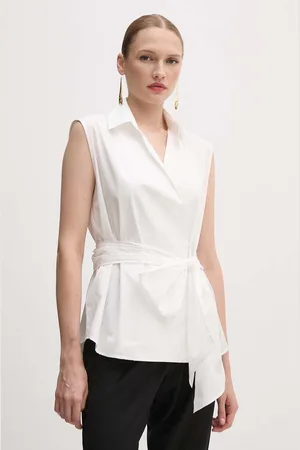 Max Mara Koszula bawełniana damska kolor relaxed z kołnierzykiem klasycznym 2425116121600