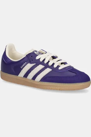 adidas Sneakersy skórzane Samba OG damskie kolor JI2736