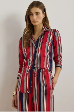 Ralph Lauren Koszula damska kolor slim z kołnierzykiem klasycznym 200957053