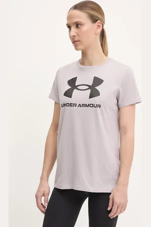 Under Armour T-shirt damski kolor szary
