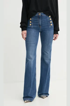 Elisabetta Franchi Jeansy damskie high waist PJ83D51E2
