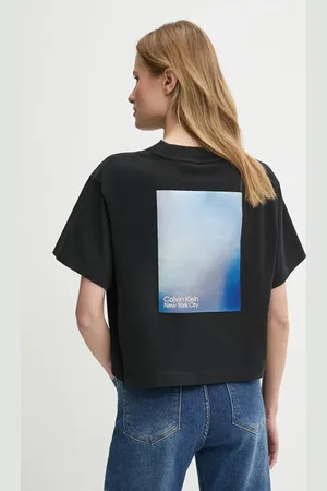 Calvin Klein T-shirt bawełniany damski kolor LV047AB811