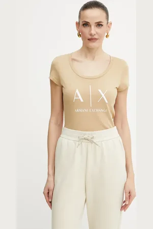 Armani Exchange T-shirt bawełniany kolor