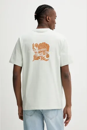 Les Deux T-shirt bawełniany męski kolor z nadrukiem LDM101211