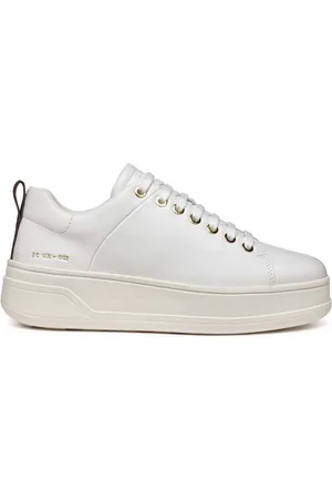 Geox Sneakersy skórzane D SPHERICA ECUB-2 kolor D46WVA 00085 C1000