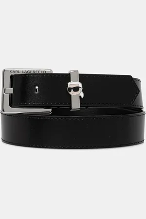 Karl Lagerfeld Pasek skórzany damski kolor A2W33065
