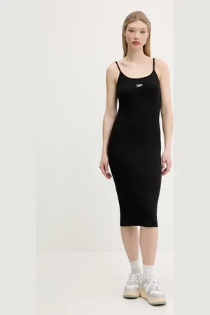 Tommy Hilfiger Sukienka kolor midi dopasowana DW0DW20330