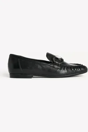 Karl Lagerfeld Baleriny skórzane ELEIA kolor KL41123