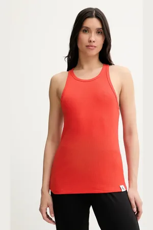 Calvin Klein Top kolor czerwony LV00QS7492