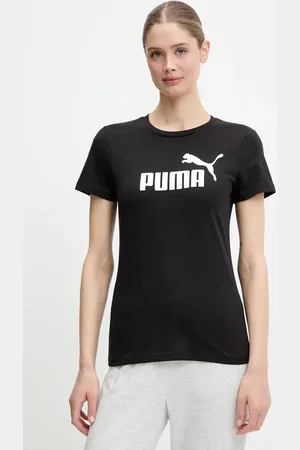 PUMA T-shirt bawełniany damski kolor 631536
