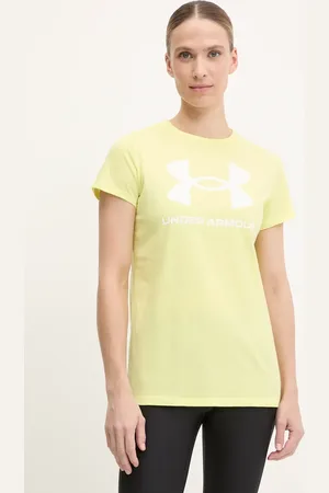 Under Armour T-shirt damski kolor zielony