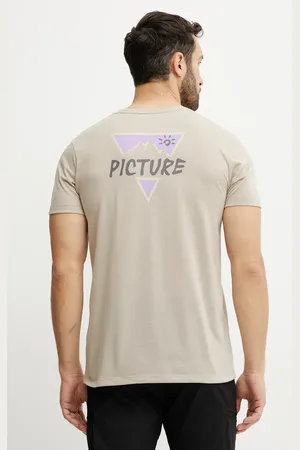Picture T-shirt Timont męski kolor z nadrukiem MTS1258
