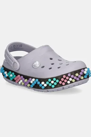 Crocs Klapki dziecięce CROCBAND COLORFUL LIGHTS CLOG kolor 210467