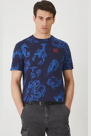 MEDICINE T-shirt bawełniany męski kolor wzorzysty