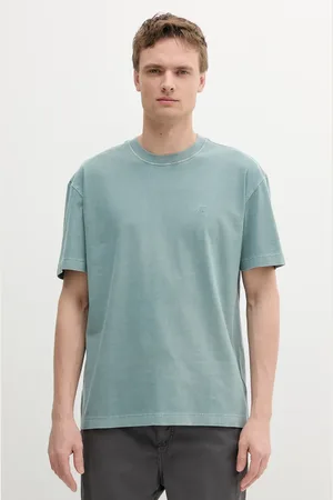 Calvin Klein T-shirt bawełniany męski kolor z aplikacją J30J327488
