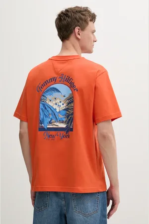 Tommy Hilfiger T-shirt bawełniany męski kolor z nadrukiem MW0MW38643