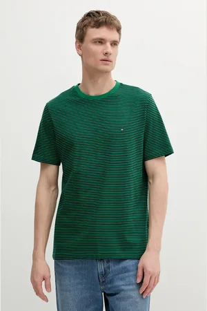 Tommy Hilfiger T-shirt bawełniany męski kolor gładki MW0MW39995