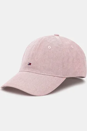 Tommy Hilfiger Czapka z daszkiem bawełniana kolor gładka AM0AM13160
