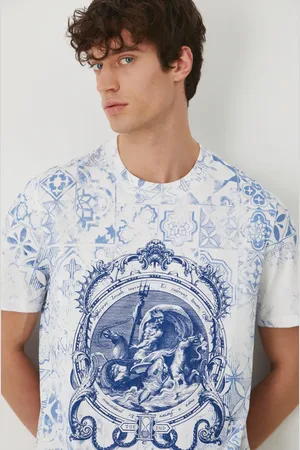 MEDICINE T-shirt bawełniany męski kolor wzorzysty