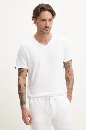 Superdry T-shirt bawełniany męski kolor gładki M1012077A-01C