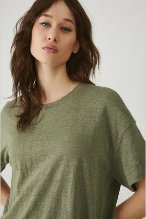 MEDICINE T-shirt lniany damski kolor