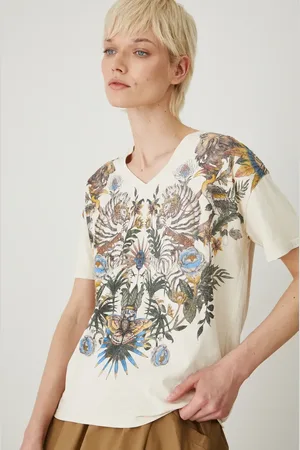 MEDICINE T-shirt bawełniany damski kolor