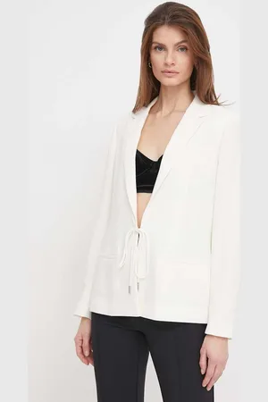 Calvin Klein Marynarka kolor jednorzędowa gładka