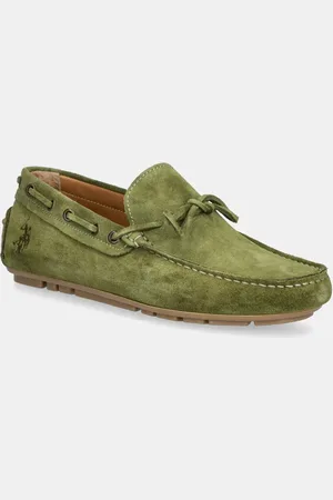 U.S. Polo Assn. Mokasyny zamszowe PABLO001M/5S1 męskie kolor PABLO
