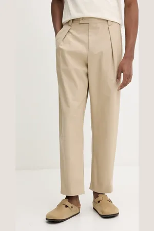 A.P.C. Spodnie bawełniane pantalon renato męskie kolor w fasonie chinos COHFU.H08428