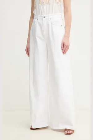 Pepe Jeans Jeansy WIDE LEG JEANS UHW JAIMY damskie kolor PL204740TC5