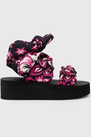 RED Valentino Sandały damskie kolor na platformie 2Q0S0H03JTP