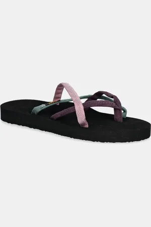 Teva Japonki Olowahu damskie kolor na płaskim obcasie 6840-LLT