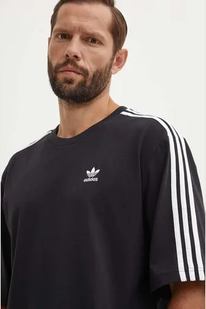 adidas T-shirt bawełniany Adicolor Oversize męski kolor z aplikacją IZ1832