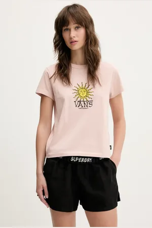 Vans T-shirt bawełniany damski kolor VN000NX9O3N1