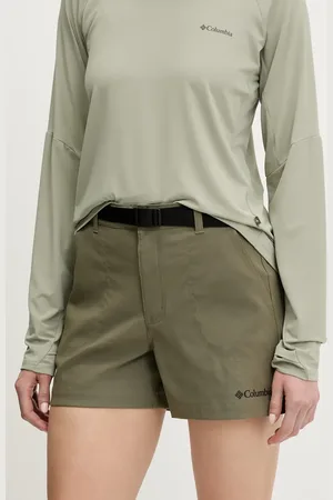 Columbia Szorty outdoorowe Brea Falls kolor gładkie high waist 2118973