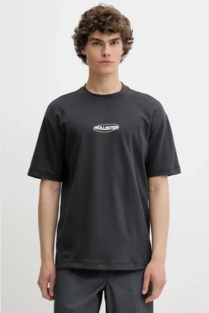 Hollister T-shirt męski kolor z nadrukiem KI323-5272